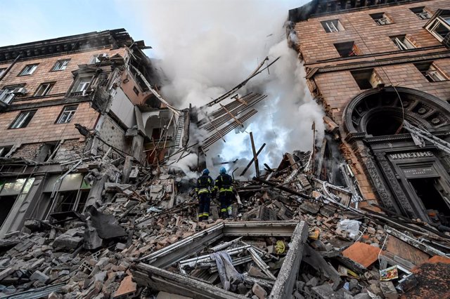 Archivo - Edificis destruïts a Ucraïna