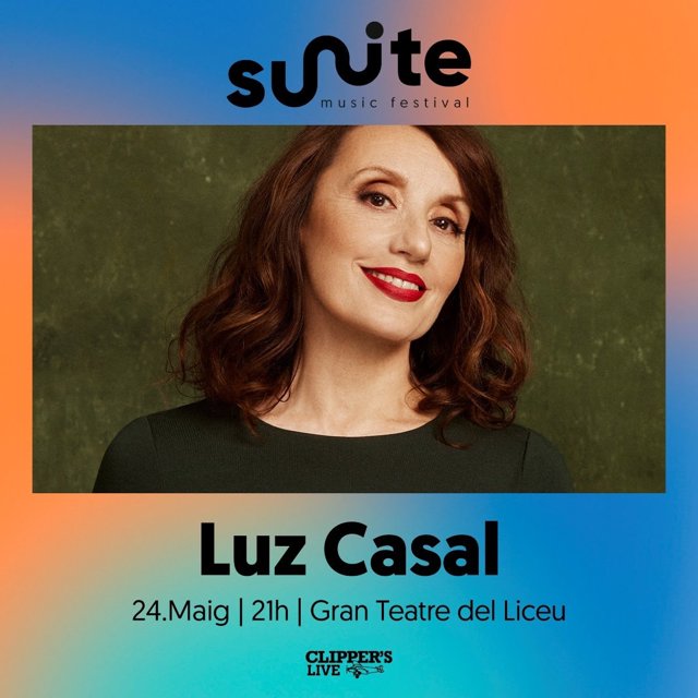Cartell del Suite Festival de Barcelona amb Luz Casal