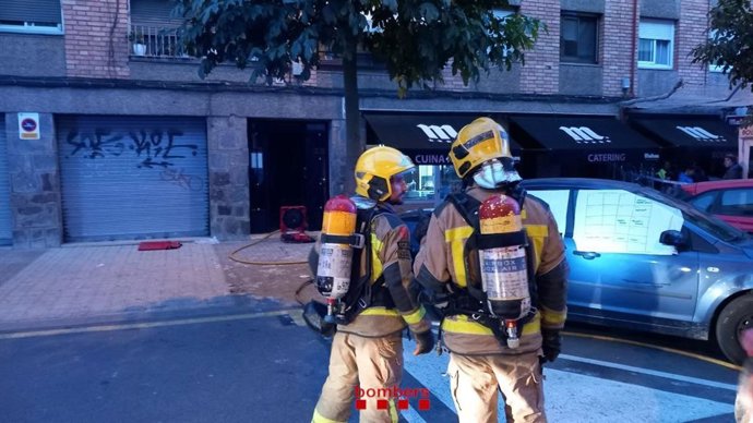 Imagen de efectivos de los Bombers de la Generalitat