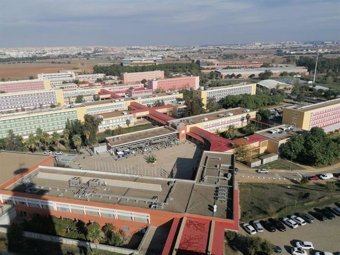 Archivo - Vista aérea del campus de la Universidad Pablo de Olavide.