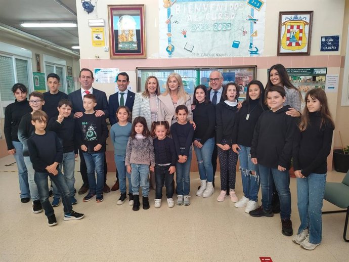 Visita al colegio Cándido Nogales.
