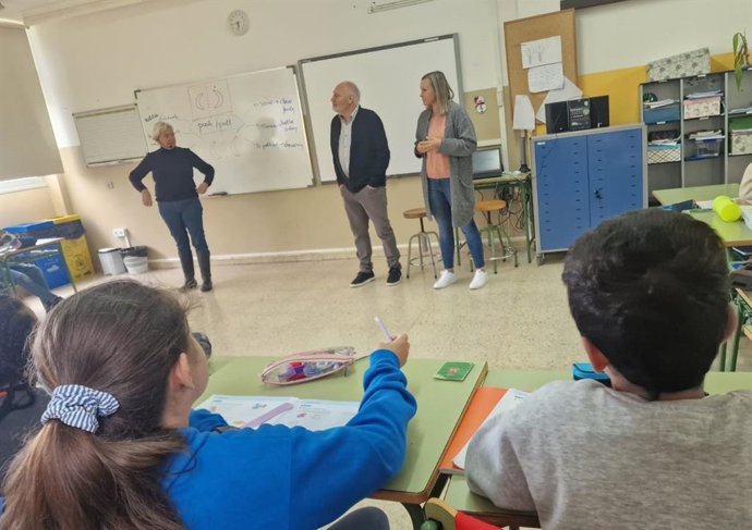 Enfermera escolar en un centro educativo de Canarias
