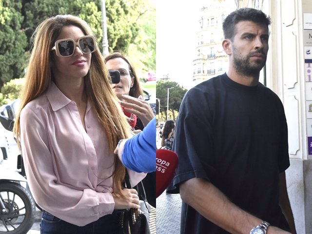 Archivo - Shakira y Piqué, en uno de sus últimos cara a cara