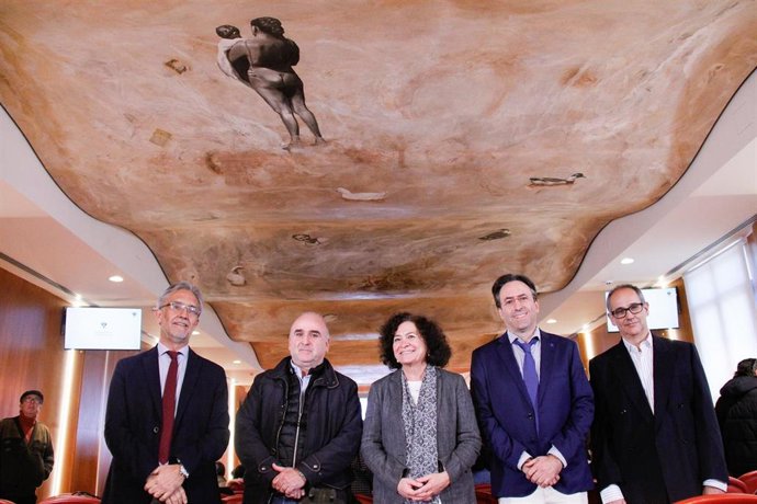 Presentación del mural 'El río' en el Complejo Administrativo Triunfo