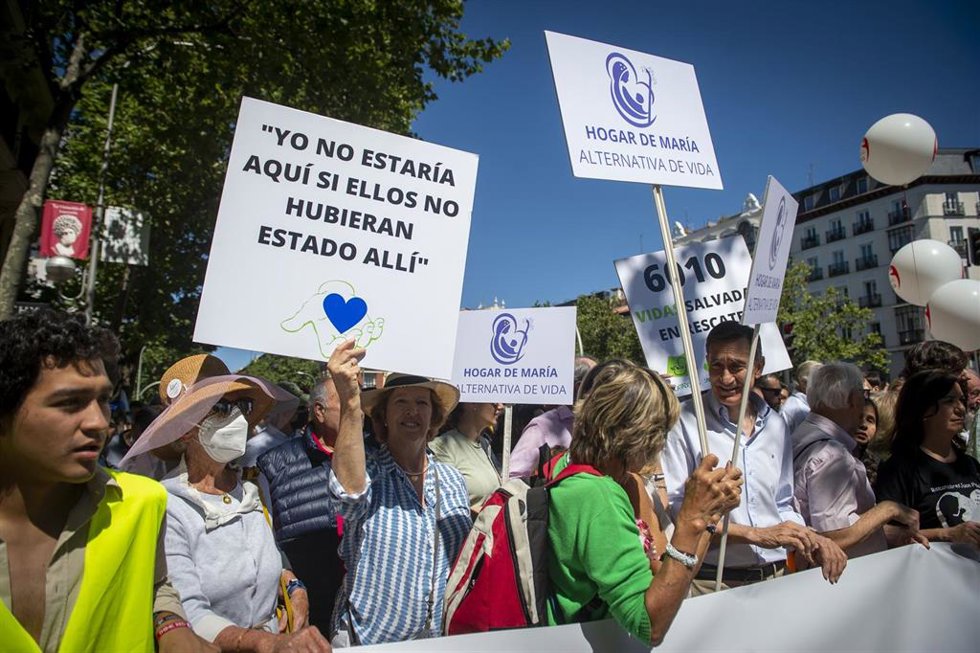 Archivo - Marcha por la vida