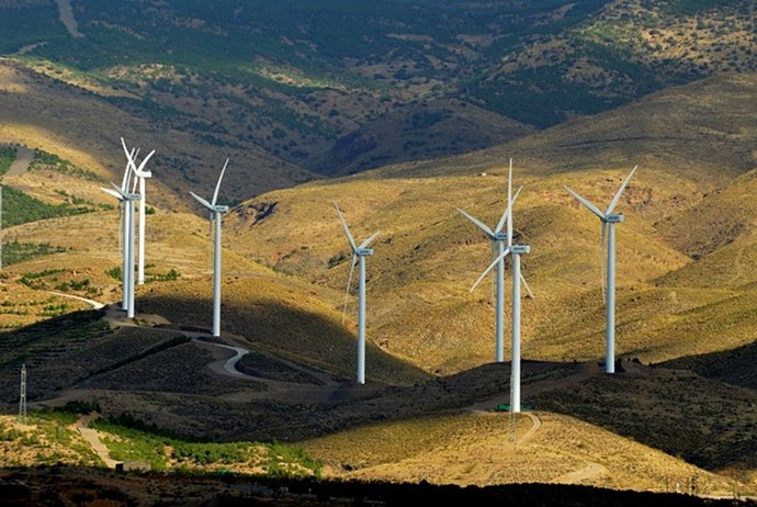 Archivo - Parque eólico de Northland en Almería.