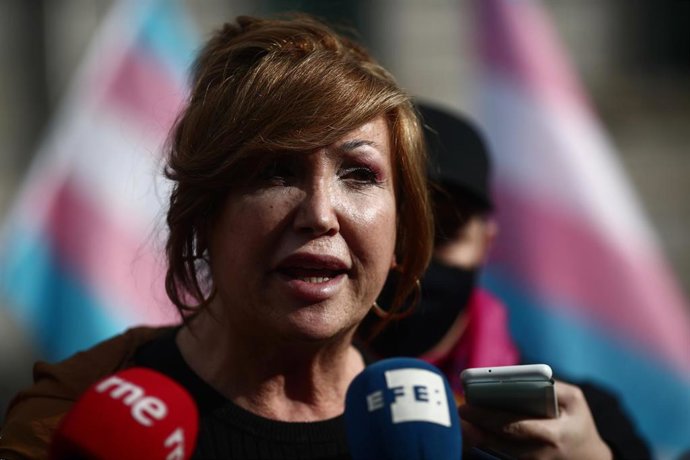 Archivo - La presidenta de la Federación Plataforma Trans y de ATA-Sylvia Rivera, Mar Cambrollé, en una imagen de archivo.