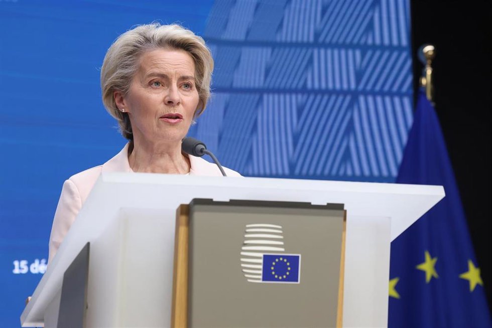 La presidenta de la Comisión Europea, Ursula von der Leyen
