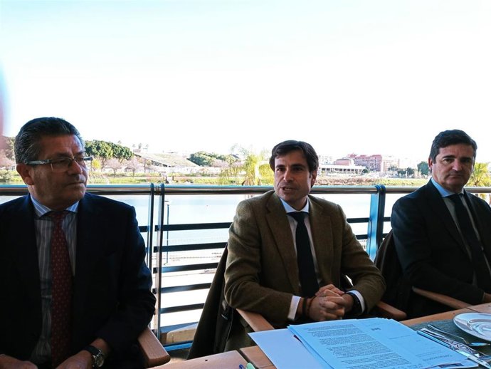 Rafael Domínguez, Jorge Robles y Javier Benítez.