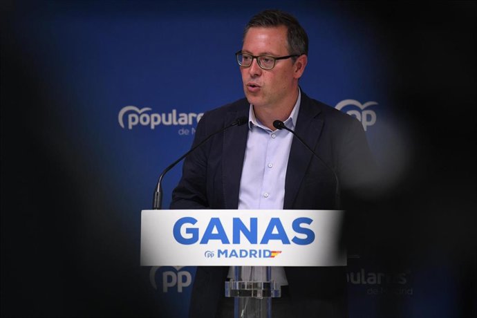 Archivo - El secretario general del PP de Madrid, Alfonso Serrano. Archivo.
