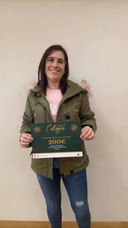 Juana Luisa Gabarrón, una de las ganadoras de la Carta a los Reyes Magos