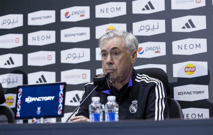 El entrenador del Real Madrid, Carlo Ancelotti