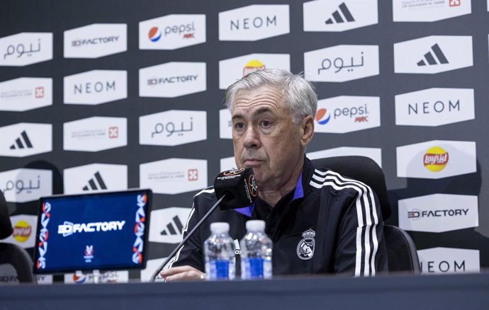 El entrenador del Real Madrid, Carlo Ancelotti