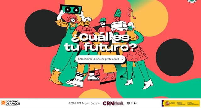 Imagen del portal web Visomo, impulsado por el CTA del INAEM.