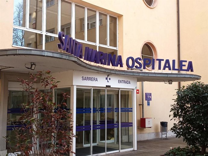 Archivo - Imagen de la entrada del Hospital de Santa Marina (Bilbao)