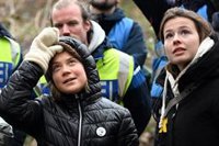 La activista Greta Thunberg critica a Los Verdes por apoyar la demolición del pueblo minero de Lutzerath