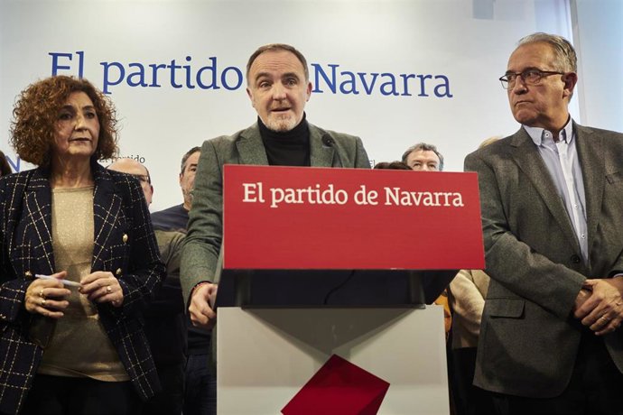 Archivo - El presidente de UPN, Javier Esparza.