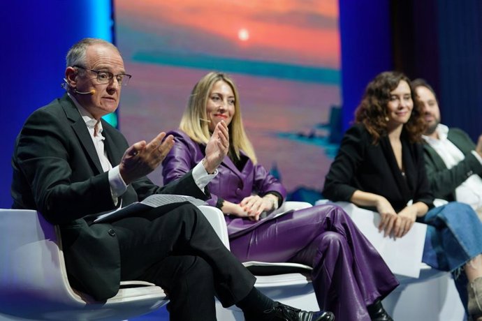 El candidato del PP a la Presidencia del Principado de Asturias, Diego Canga, en la presentación de candidaturas autonómicas del PP