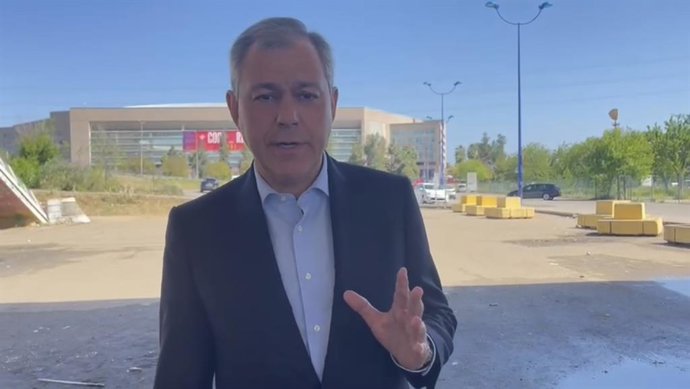 Archivo - El candidato del PP a la Alcaldía de Sevilla, José Luis Sanz, en una imagen de archivo