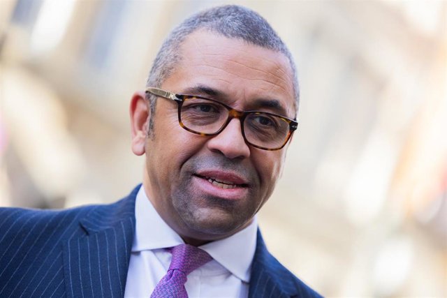 Archivo - El ministro de Exteriores de Reino Unido, James Cleverly