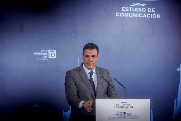 El presidente del Gobierno, Pedro Sánchez