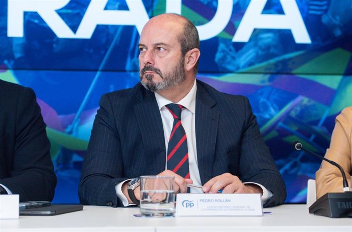 El vicesecretario de Coordinación Autonómica y Local del PP, Pedro Rollán, durante una reunión de la Junta Directiva Nacional del PP, en Madrid (España).