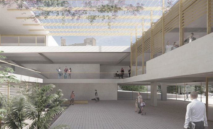 Recreación virtual del proyecto ganador de la Ciudad de la Música de Carmona, en Sevilla.