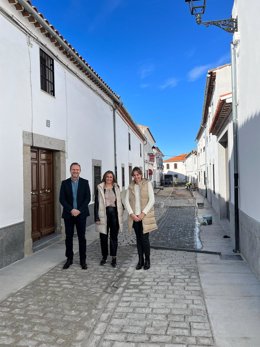 La delegada territorial de Justicia, Administración Local y Función Pública en Córdoba, Raquel López, en Añora
