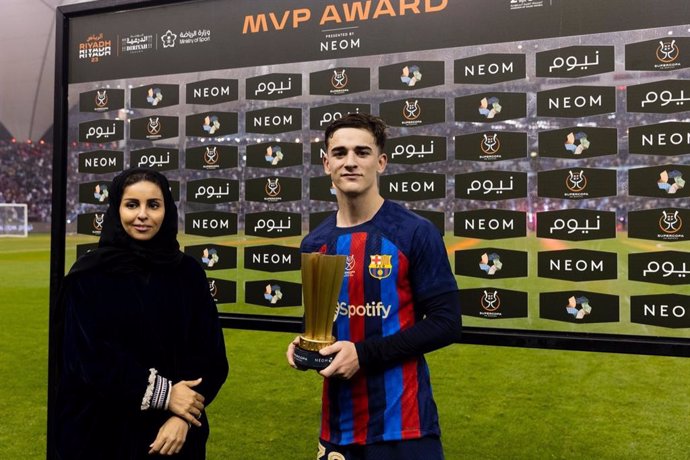 Gavi, MVP de la final de Supercopa