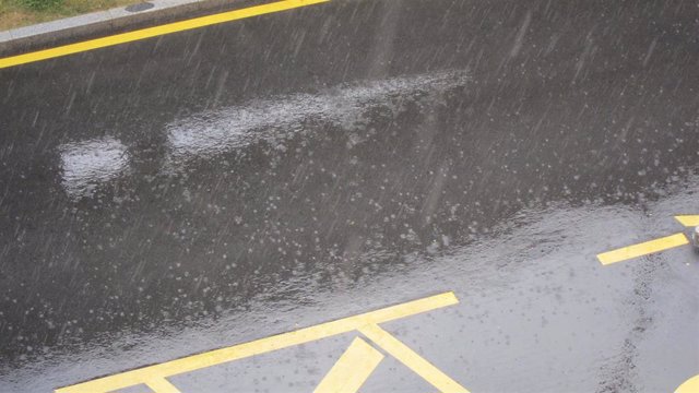 Concluye el aviso por lluvias intensas tras registrarse 24,5 litros/m2 en una hora en Areta y 22,5 en Aizarnazabal