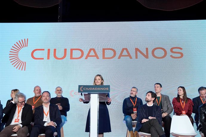 La nueva presidenta de Ciudadanos, Patricia Guasp, interviene en la clausura de la VI Asamblea General de Ciudadanos (Cs), en La Nube de Pastrana, a 15 de enero de 2023, en Madrid (España). (Foto de archivo).