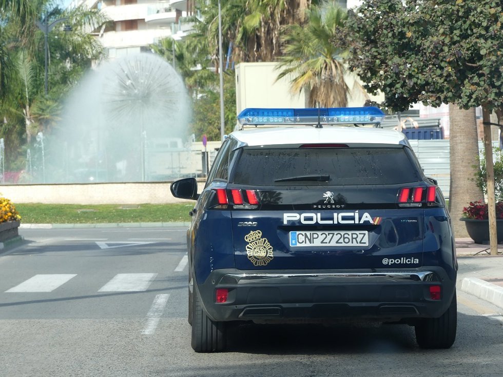 Archivo - Coche de Policía Nacional
