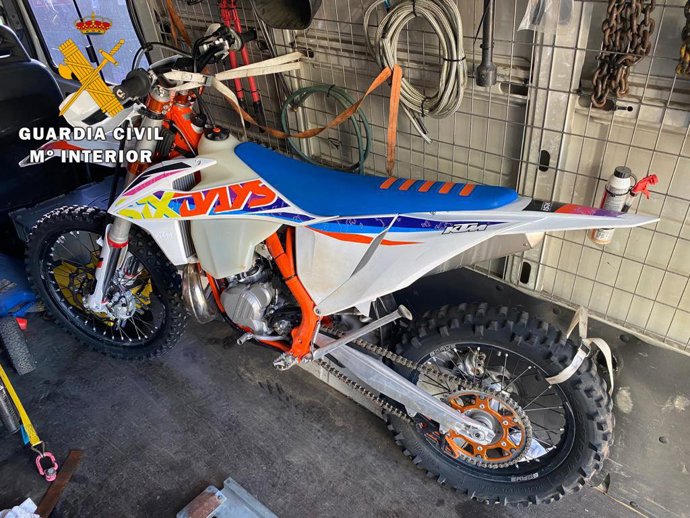 Nota De Prensa Guardia Civil Detiene Varón Robo Motocicleta