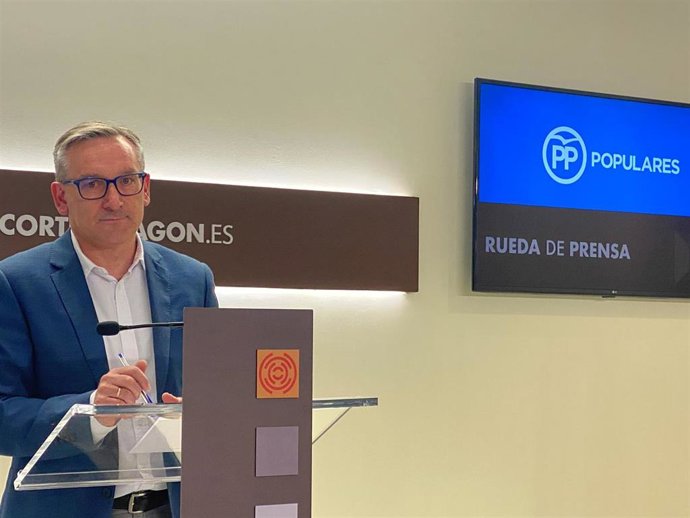 Archivo - El diputado del PP Joaquín Juste.