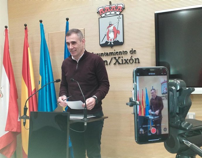 Rubén Pérez Carcedo, concejal de Ciudadanos del Ayuntamiento de Gijón