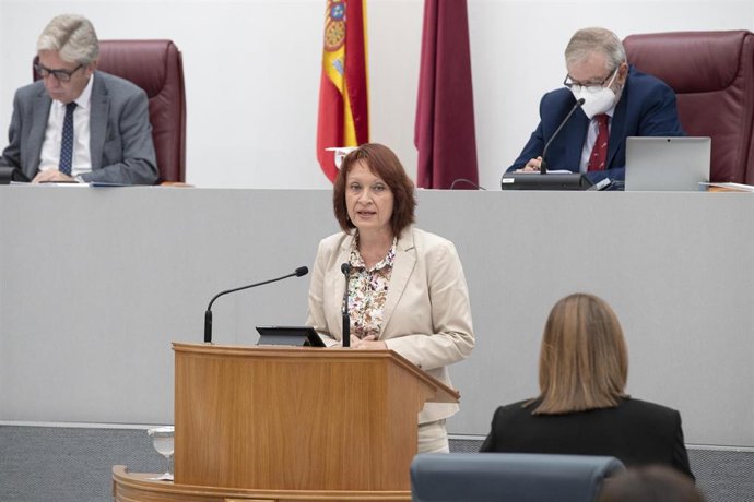 Archivo - Imagen de la portavoz de Podemos, María Marín