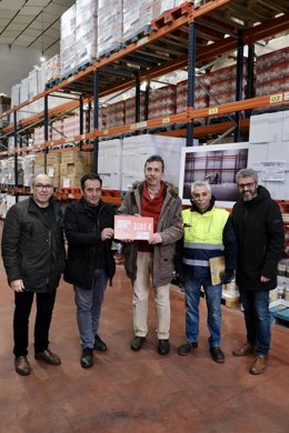 Entrega en el Banco de Alimentos