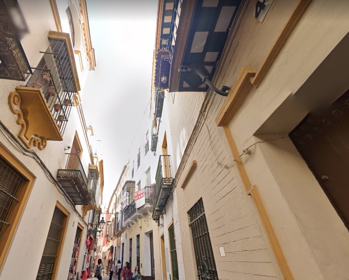 Imagen de la calle Ximénez de Enciso, en el barrio de Santa Cruz.