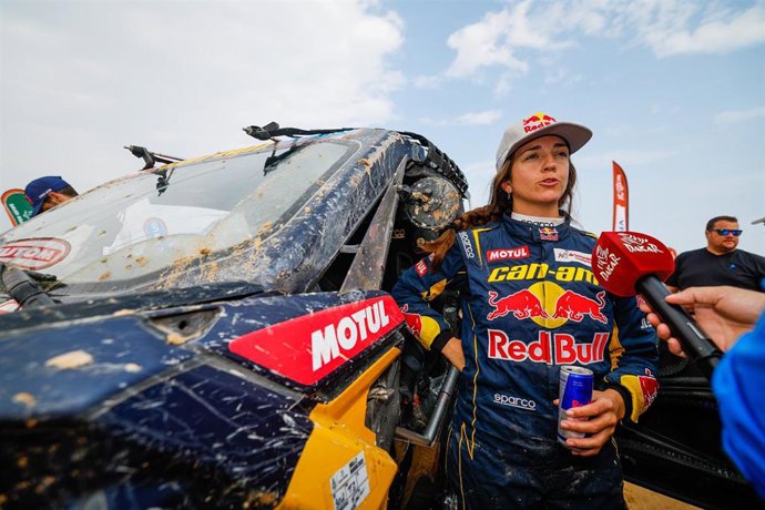 Cristina Gutiérrez en el Rally Dakar