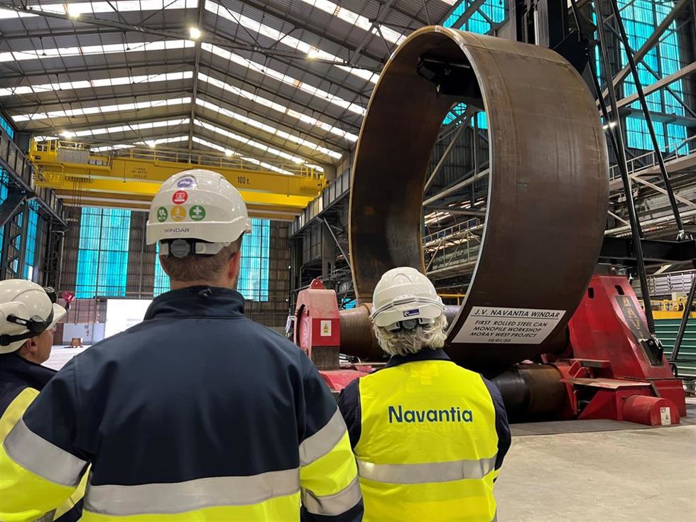 Monopile de Windar y Navantia.