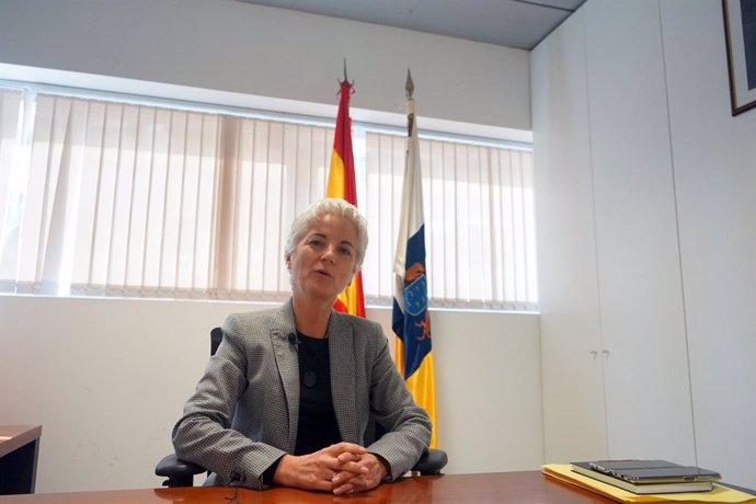La portavoz de la Fiscalía Superior de Canarias, María Rosa Rubio