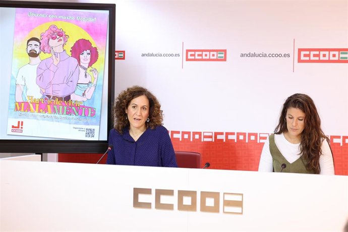 CCOO lanza la campaña 'Hart@s de vivir malamente', para "denuncia, asesoramiento y organización" de la juventud andaluza.