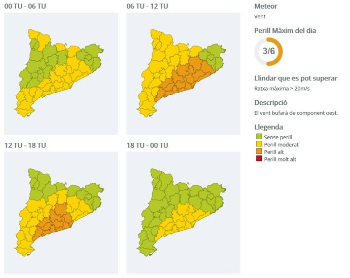 Imatge del mapa de Catalunya
