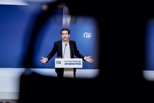 El exportavoz del PP en el Parlamento vasco, Borja Sémper, comparece tras ser elegido como portavoz del comité de campaña de la formación para las elecciones autonómicas y municipales del próximo 28 de mayo, a 9 de enero de 2023, en Madrid (España). 