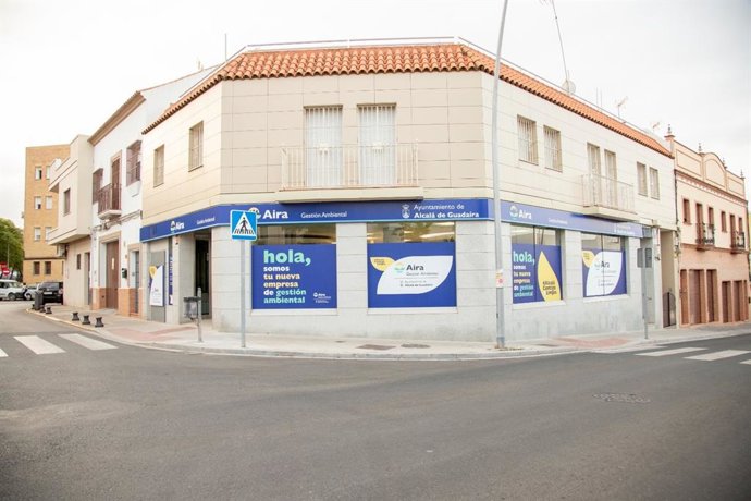 Fachada de la empresa Aira Gestión Ambiental en Alcalá de Guadaíra.