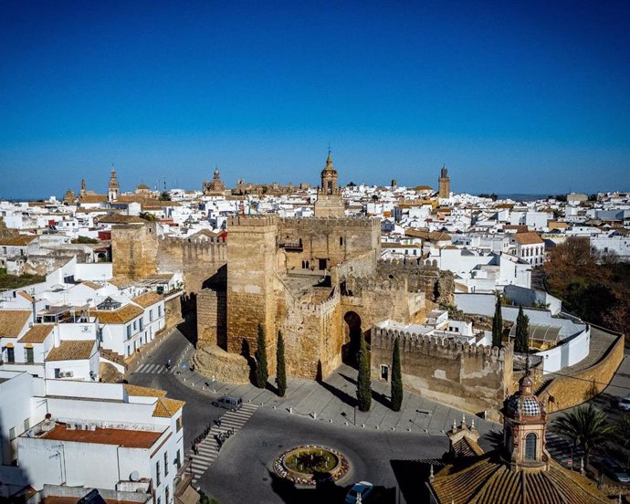 Imagen aérea de Carmona, en Sevilla.