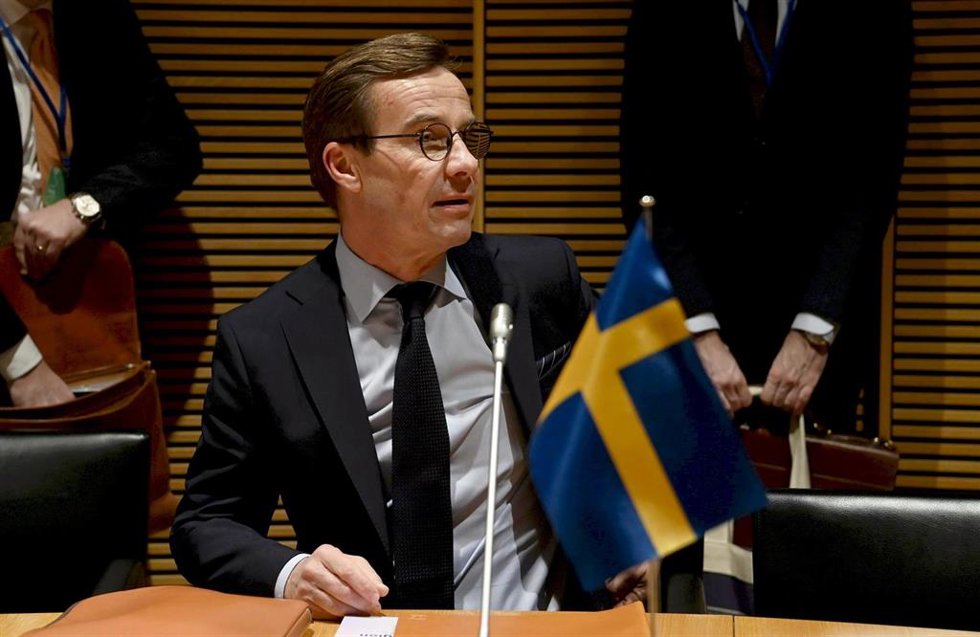 Archivo - Ulf Kristersson, primer ministro de Suecia