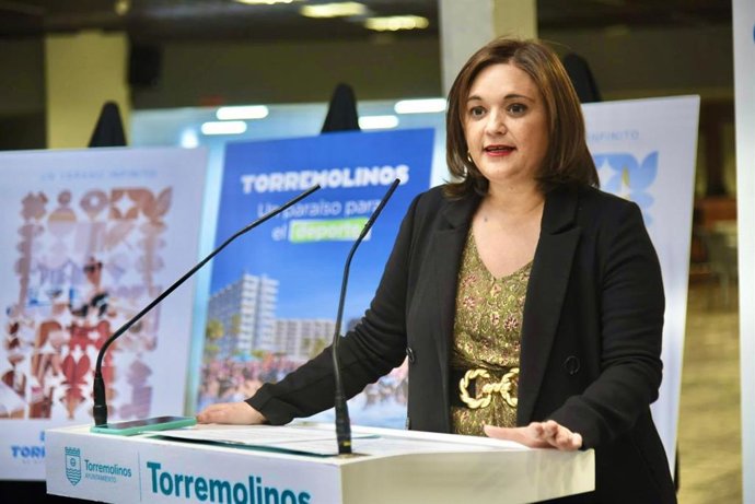 La alcaldesa, Margarita del Cid, ha presentado la estrategia promocional de Torremolinos en Fitur en un acto ante los medios en el Palacio de Congresos y Exposiciones de la localidad.