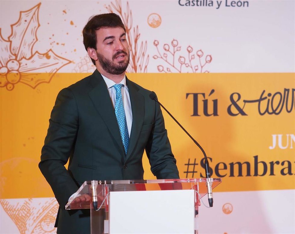 El vicepresidente de la Junta de Castilla y León, Juan García-Gallardo,