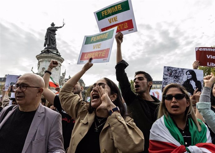 Una protesta en París, Francia (Archivo)